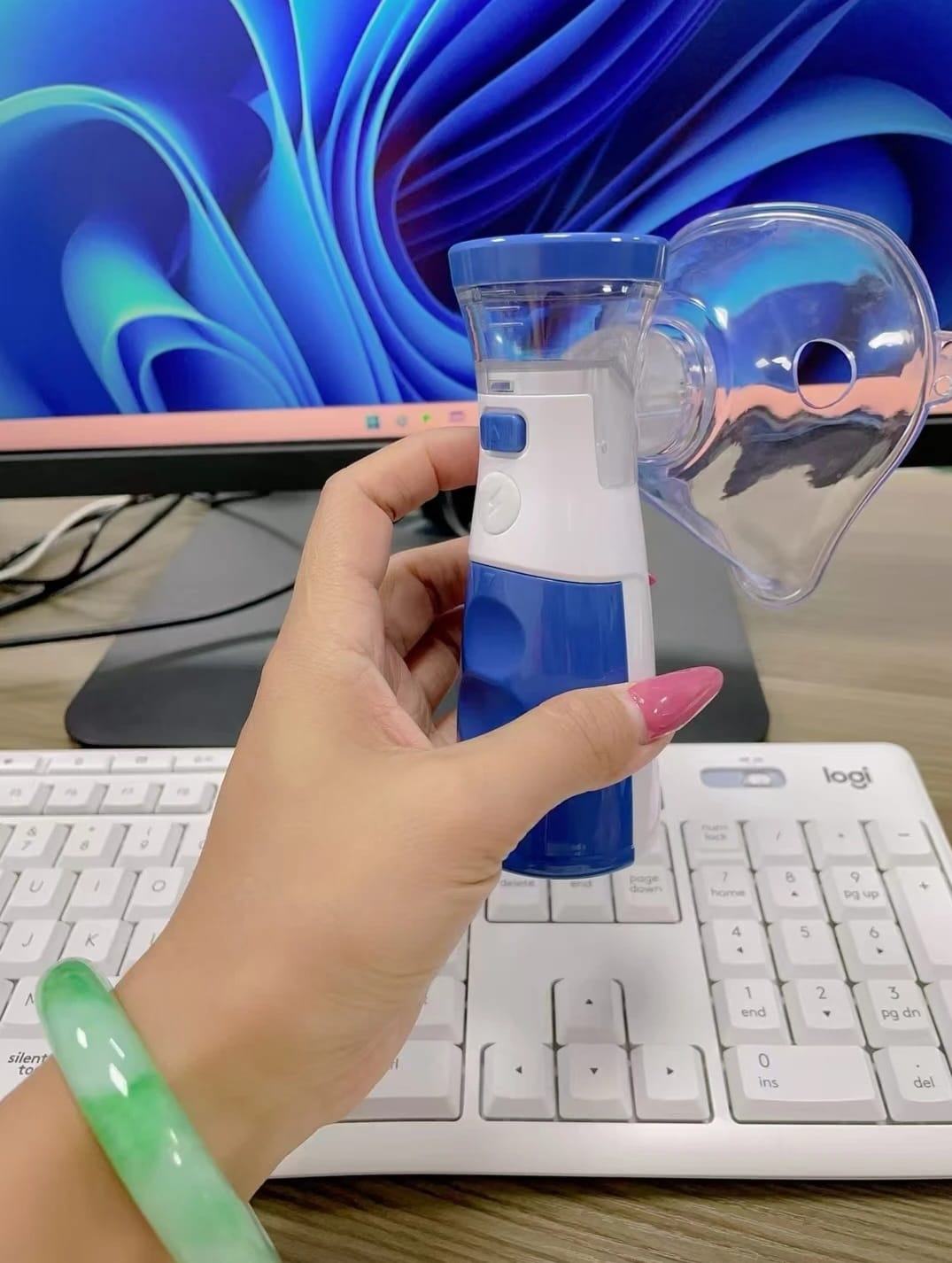 INHALAPLUS Nebulizador Portátil Niños Adultos