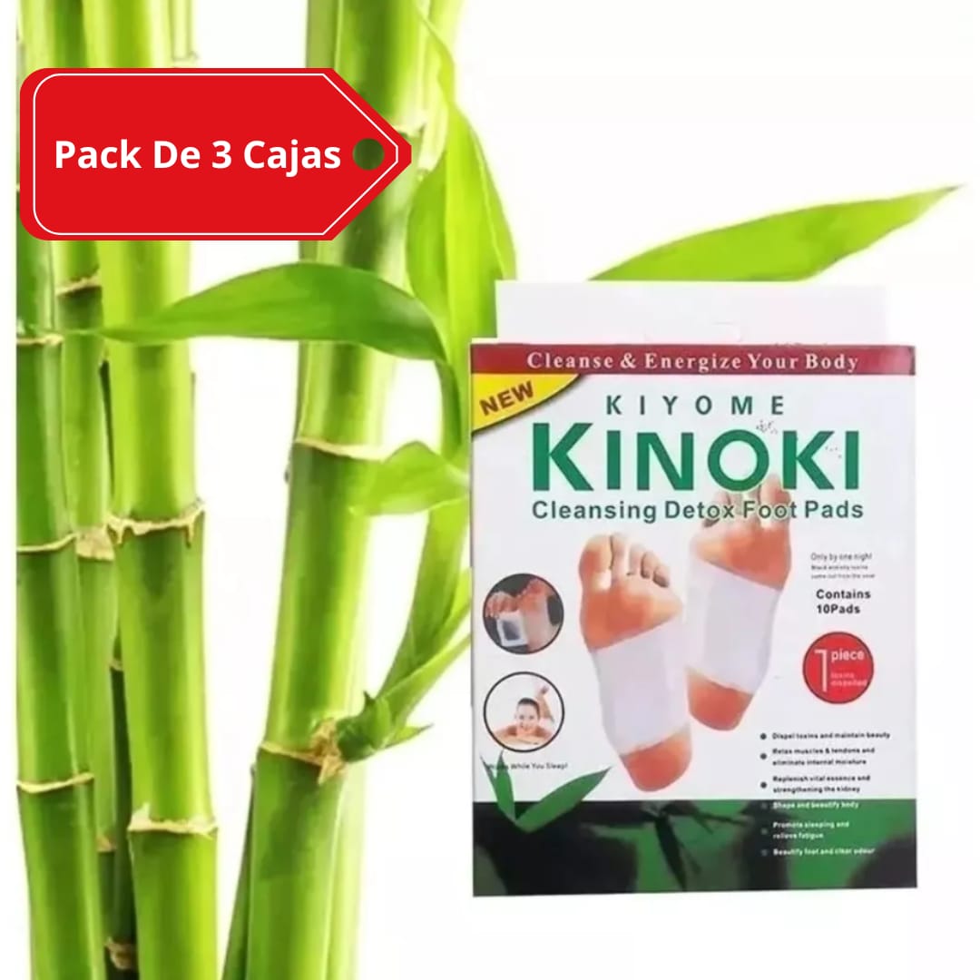 3 Pack Parches Kinoki Desintoxicación