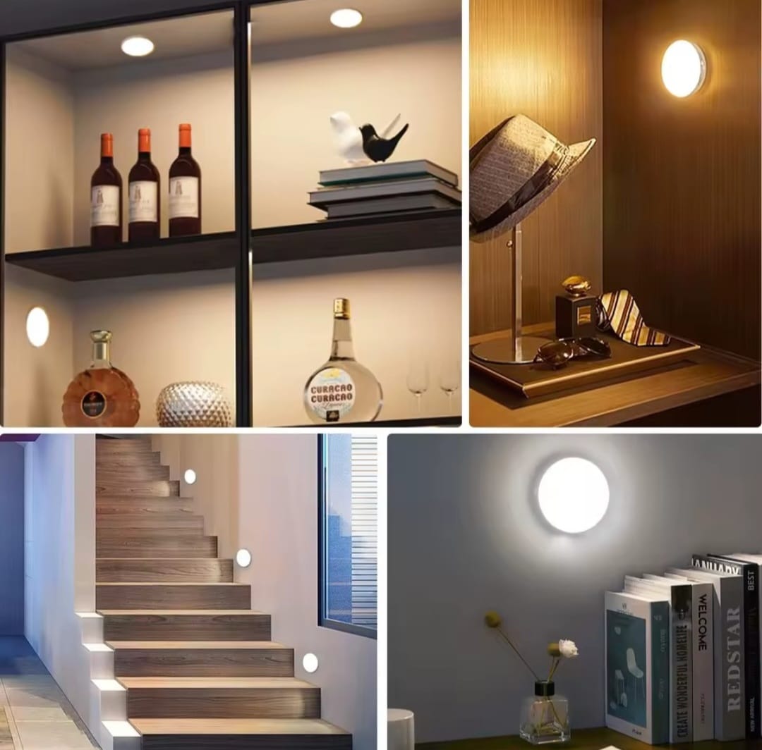 LUZ LED SENSOR DE MOVIMIENTO PACK POR 3
